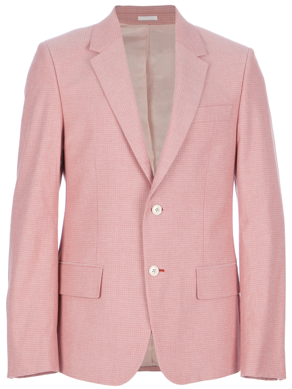 Alexander Mcqueen Two Button Blazer In Pink For Men Red Lyst