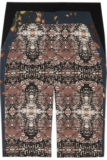 A.L.C. Rudi Printed Silk Shorts - Lyst