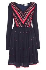 Alice By Temperley Long Sleeve Mariela Dress