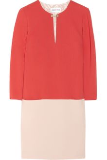 Emilio Pucci Colorblock Stretch Wool-crepe Dress - Lyst