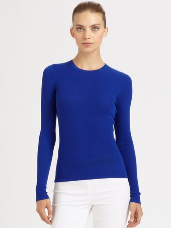 Michael Kors Featherweight Cashmere Pullover - Lyst