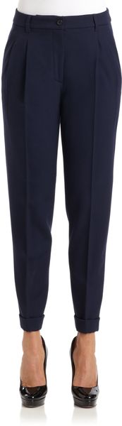 Moschino Wool Trousers - Lyst