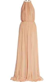 Just Cavalli Pleated Silkchiffon Gown - Lyst