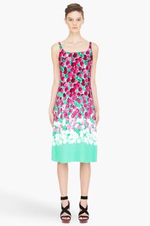 Marc Jacobs Mint and Fuchsia Carnation Dress - Lyst