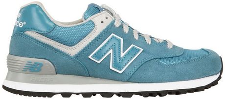 new balance 574 suede blue