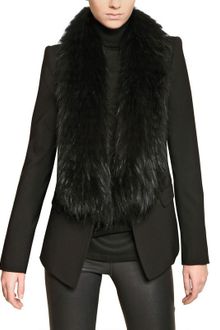 Roberto Cavalli Raccoon Fur Cool Wool Jacket - Lyst