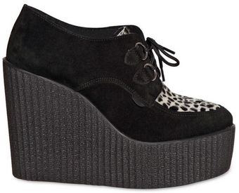 Underground 120mm Calf and Ponyskin Wedges - Lyst