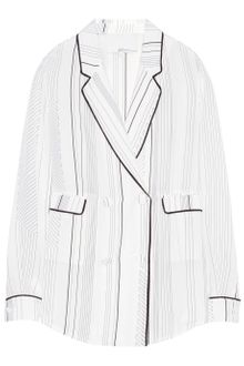 3.1 Phillip Lim Printed Silk Crepe Blazer - Lyst