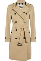 Burberry Cottontwill Longlength Trench Coat