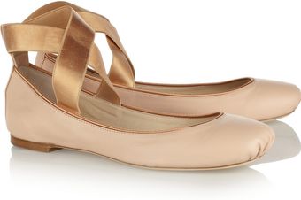 Chloé Leather Ballet Flats - Lyst