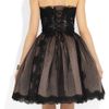 Dolce & Gabbana Strapless Lace and Tulle Dress in Black - Lyst
