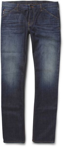 Gucci Washed Slim Fit Jeans - Lyst