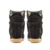 Isabel Marant Bekett Suede Wedge Sneakers in Black (jet) - Lyst