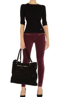 Karen Millen Button Back Knit Top - Lyst