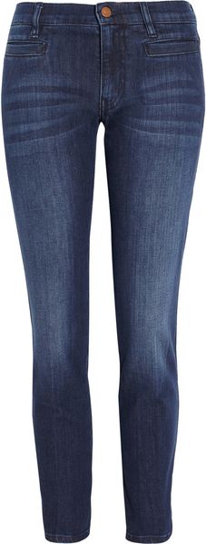 MiH Jeans Paris Cropped Midrise Skinny Jeans - Lyst