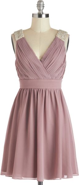 Modcloth Occasion Dress In Purple Mauve Lyst