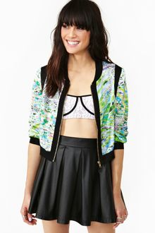 Nasty Gal Osaka Bomber Jacket - Lyst