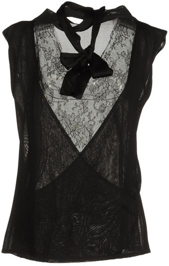 Valentino Sleeveless Sweater - Lyst