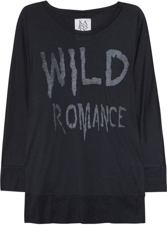 Zoe Karssen Wild Romance Cotton and Modalblend Top - Lyst