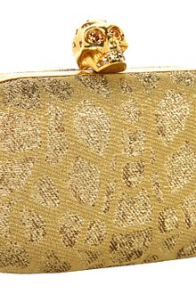 Alexander McQueen Classic Skull Clutch - Lyst