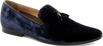 Asos Asos Velvet Tassel Loafer with Leather Sole - Lyst