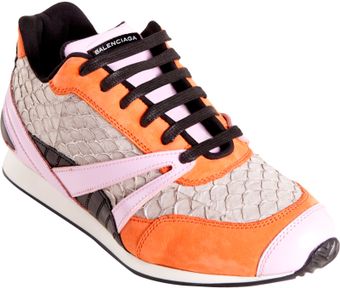 Balenciaga Multi material Low Top Trainer - Lyst