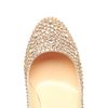 Christian Louboutin Fifi Swarovski Crystal Embellished Pumps in Gold (multi) - Lyst