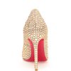 Christian Louboutin Fifi Swarovski Crystal Embellished Pumps in Gold (multi) - Lyst