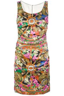 Dolce & Gabbana Sleeveless Sicilian Puppet Print Dress - Lyst