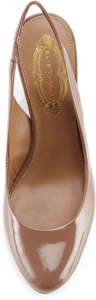 tan slingback wedges