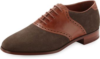 Florsheim By Duckie Brown Suedeleather Saddle Shoe - Lyst