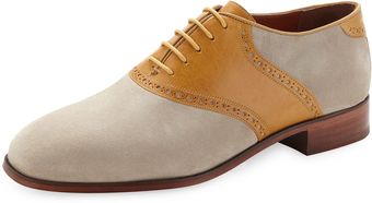 Florsheim By Duckie Brown Suedeleather Saddle Shoe - Lyst