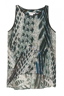Helmut Lang Pheasant Print Top - Lyst