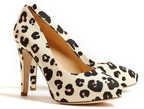 ... Cheap  Chic Beige Leopard Print Court Shoes in Animal (leopard