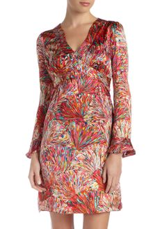 Nanette Lepore Cedarwood Satin Dress - Lyst