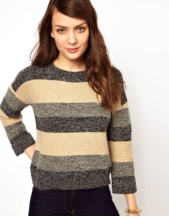 NW3 By Hobbs Nw3 Stripe Boxy Knitted Jumper - Lyst