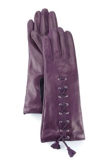 Portolano Cashmerelined Lacedetail Glove - Lyst