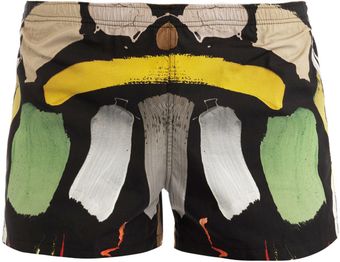 Christopher Kane Ingredients print Swim Shorts - Lyst