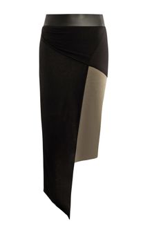 Helmut Lang Slack Drape Panel Skirt - Lyst