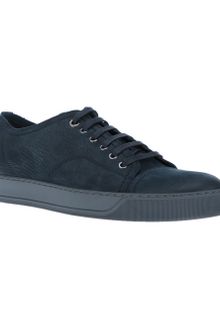 Lanvin Suede Sneaker - Lyst