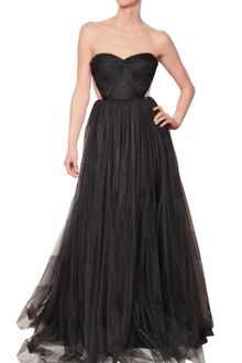 Maria Lucia Hohan Tulle Draped Long Dress - Lyst