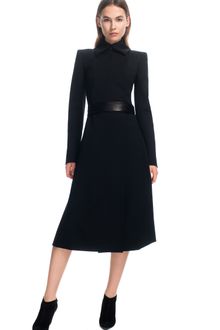Narciso Rodriguez Stretch Wool Twill Coat - Lyst