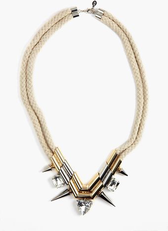 Nasty Gal Highlight Crystal Necklace - Lyst