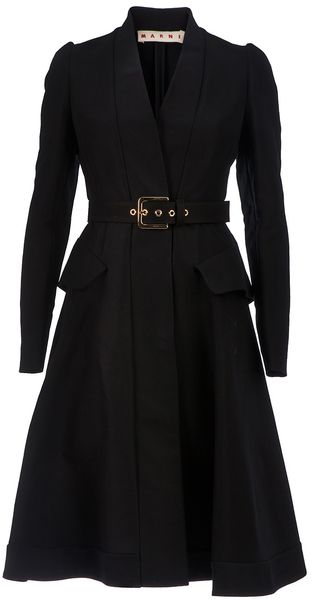 Marni Belted Coat - Lyst