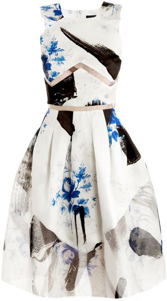Christopher Kane Dutchprint Princess Dress - Lyst