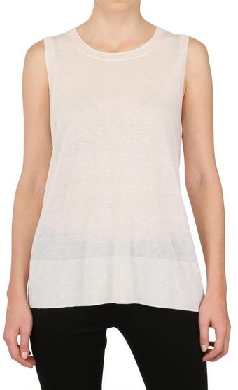 Donna Karan New York Light Weight Cashmere Knit Top - Lyst