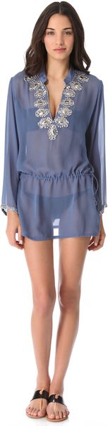 Heidi Klein Andaman Beaded Cover Up - Lyst