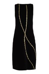 Osman Yousefzada Embroidered Thorn Wool Dress