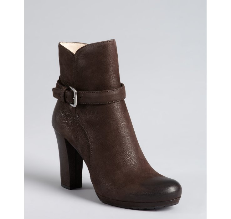 prada leather ankle boot