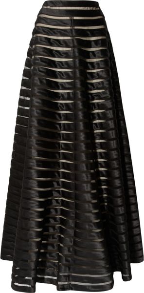 Temperley London Satin and Tulle Maxi Skirt - Lyst
